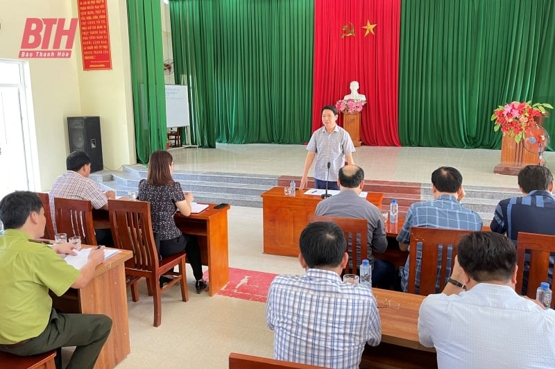 Phó Chủ tịch UBND tỉnh Lê Đức Giang kiểm tra công tác quản lý, bảo vệ rừng tại Như Xuân