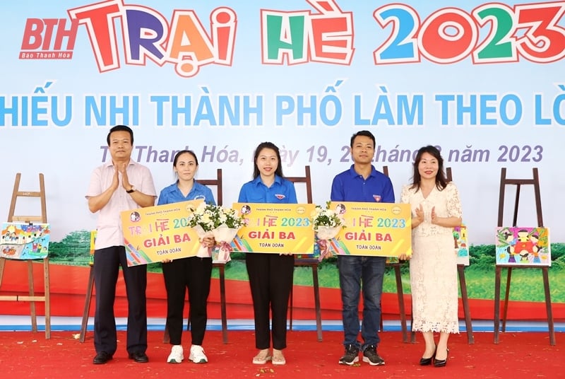 Kết thúc Hội trại hè thanh, thiếu nhi TP Thanh Hóa năm 2023 