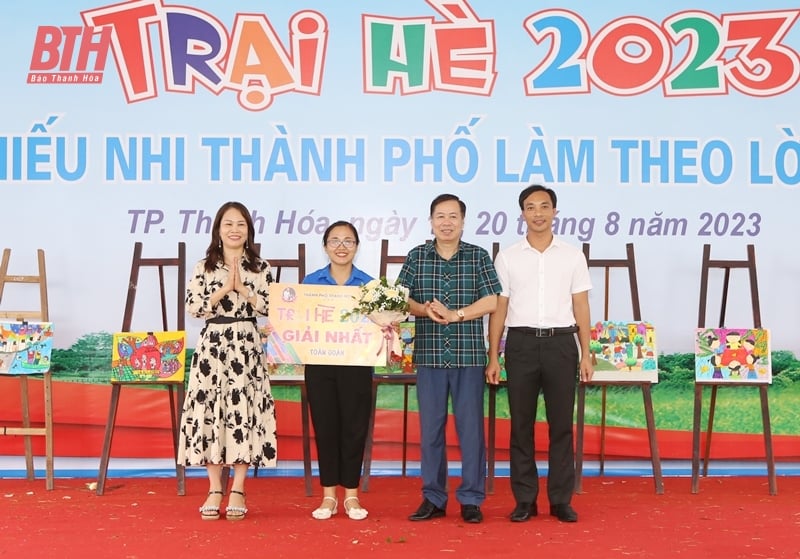 Kết thúc Hội trại hè thanh, thiếu nhi TP Thanh Hóa năm 2023 