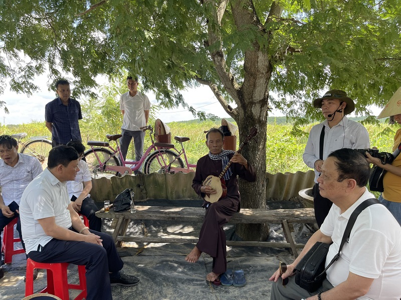 Đoàn công tác tỉnh Thanh Hoá khảo sát tại khu du lịch sinh thái cộng đồng Thiềng Liềng