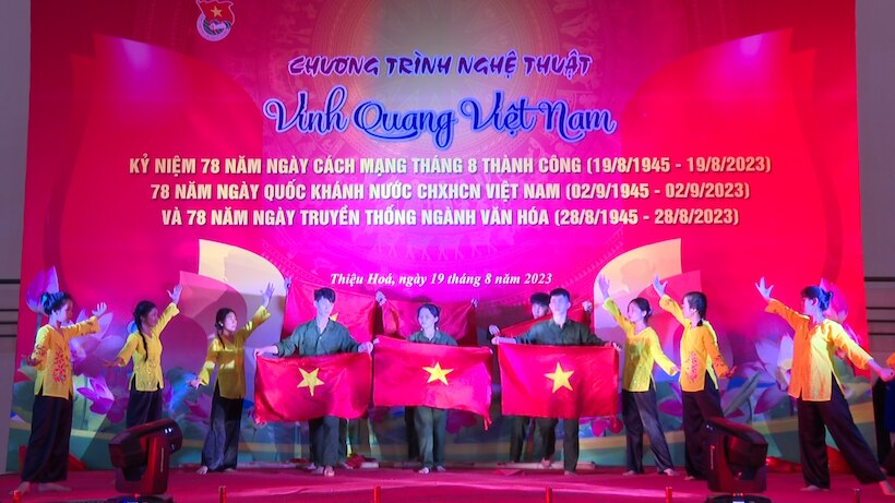 Thiệu Hóa phối hợp tổ chức chương trình nghệ thuật “Vinh quang Việt Nam”