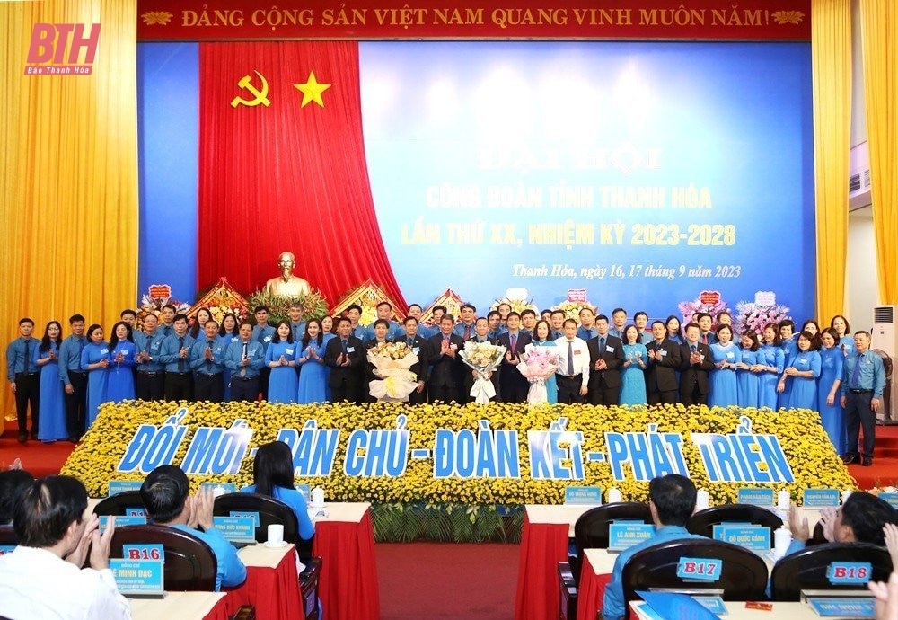 Đại hội Công đoàn tỉnh Thanh Hóa lần thứ XX, nhiệm kỳ 2023-2028