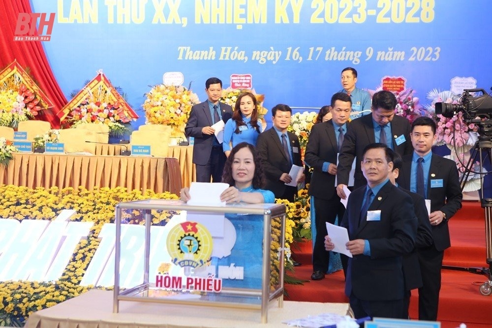 Đại hội Công đoàn tỉnh Thanh Hóa lần thứ XX, nhiệm kỳ 2023-2028