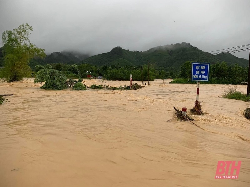 Tình hình thiệt hại và công tác triển khai, ứng phó với mưa lũ trên địa bàn tỉnh Thanh Hóa