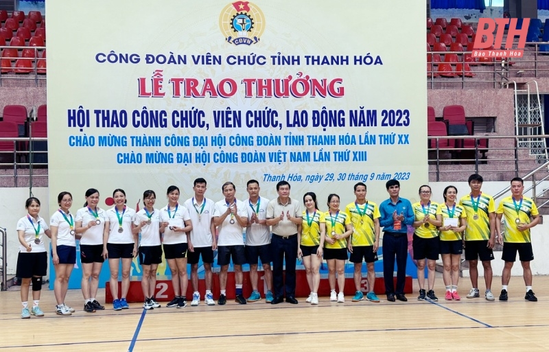 Bế mạc hội thao công chức, viên chức, lao động năm 2023