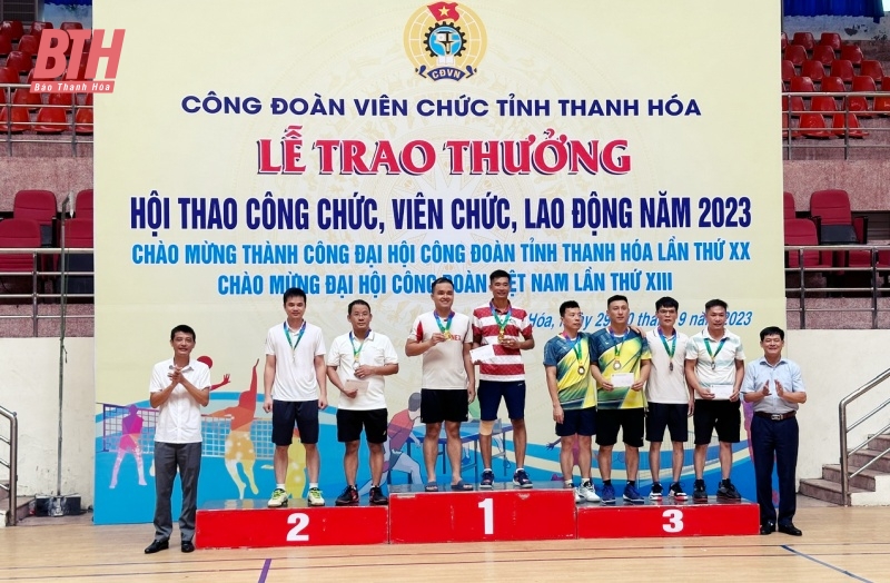 Bế mạc hội thao công chức, viên chức, lao động năm 2023