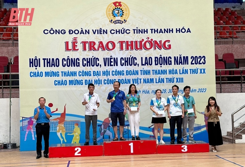 Bế mạc hội thao công chức, viên chức, lao động năm 2023