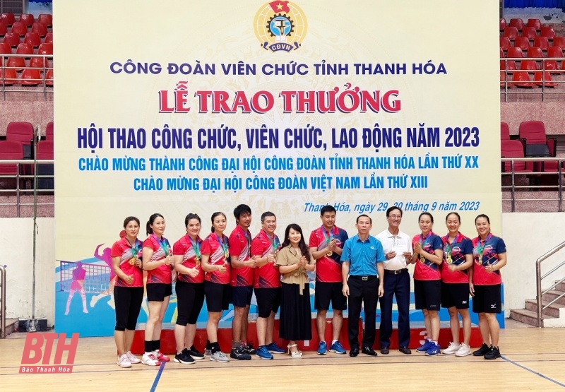 Bế mạc hội thao công chức, viên chức, lao động năm 2023