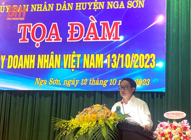 Nga Sơn tổ chức Tọa đàm Ngày Doanh nhân Việt Nam