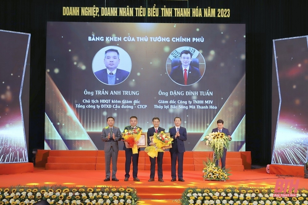 Tôn vinh doanh nghiệp, doanh nhân tiêu biểu tỉnh Thanh Hóa năm 2023