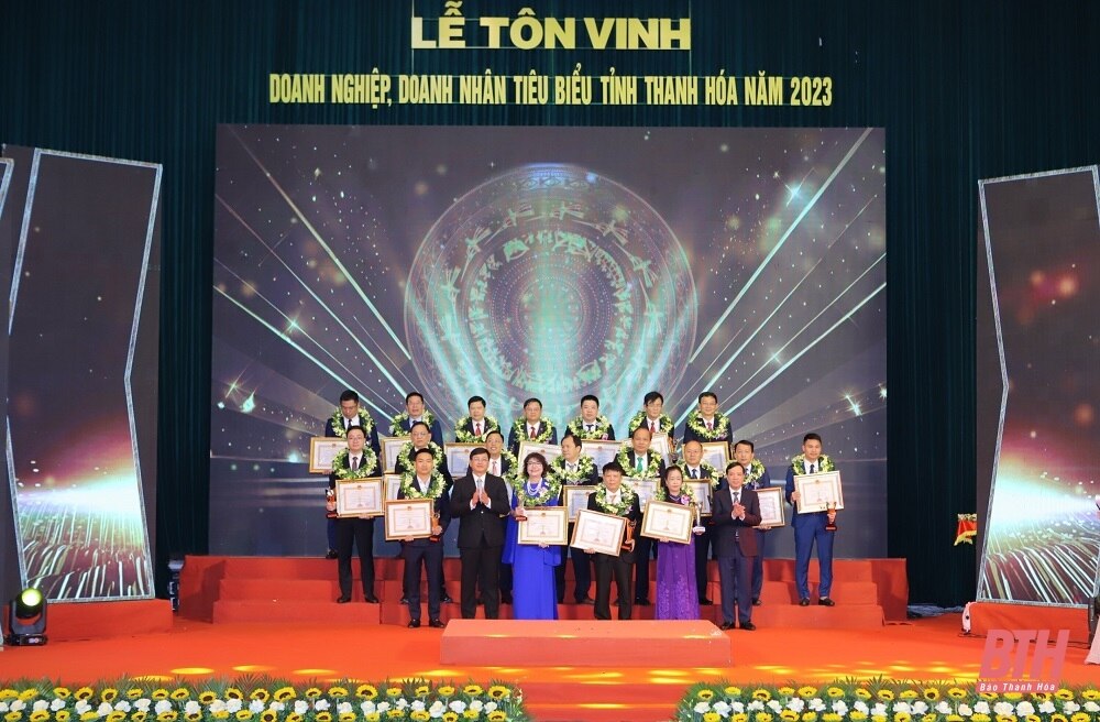 Tôn vinh doanh nghiệp, doanh nhân tiêu biểu tỉnh Thanh Hóa năm 2023