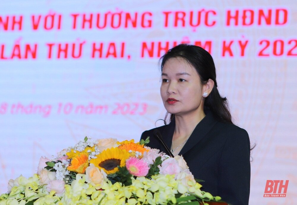 Hội nghị Thường trực HĐND tỉnh với Thường trực HĐND các huyện, thị xã, thành phố lần thứ Hai, nhiệm kỳ 2021-2026