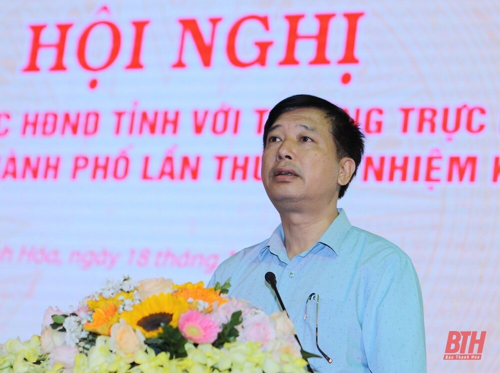 Hội nghị Thường trực HĐND tỉnh với Thường trực HĐND các huyện, thị xã, thành phố lần thứ Hai, nhiệm kỳ 2021-2026