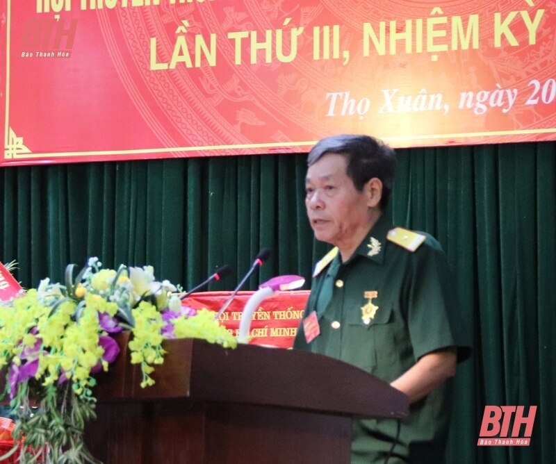 Đại hội đại biểu Hội Truyền thống Trường Sơn - đường Hồ Chí Minh huyện Thọ Xuân