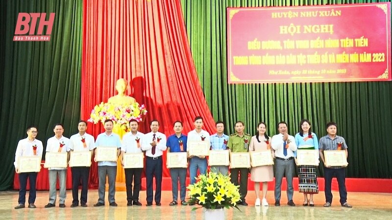 Như Xuân: Tôn vinh 87 điển hình tiên tiến trong vùng đồng bào dân tộc thiểu số và miền núi