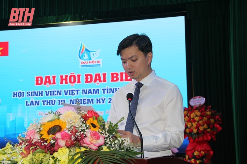 Đại hội Hội Sinh viên Việt Nam tỉnh Thanh Hóa lần thứ III, nhiệm kỳ 2023-2028