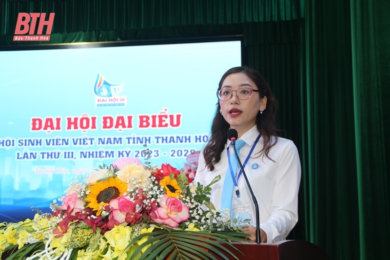 Đại hội Hội Sinh viên Việt Nam tỉnh Thanh Hóa lần thứ III, nhiệm kỳ 2023-2028