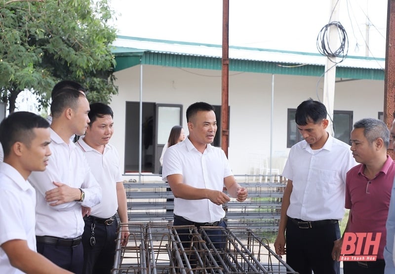 Hiệp hội Doanh nghiệp TP Thanh Hoá thăm, kết nối hội viên tại huyện Hoằng Hoá