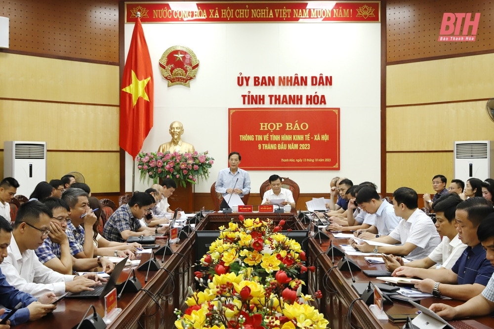 UBND tỉnh họp báo thường kỳ Quý III năm 2023