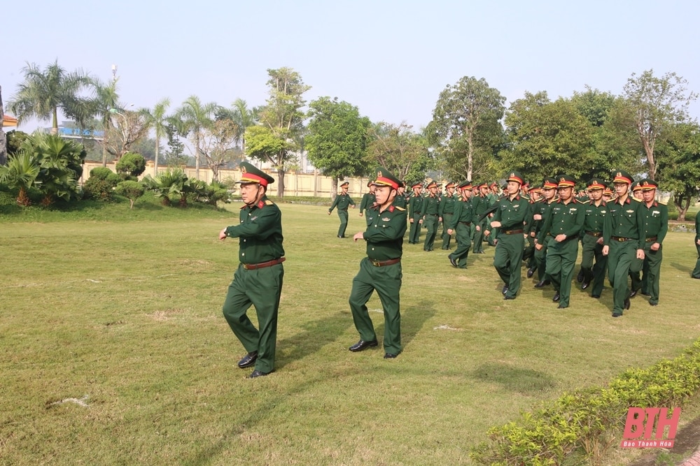 Đoàn kiểm tra của Bộ Quốc phòng kiểm tra công tác quốc phòng năm 2023 tại Thanh Hóa