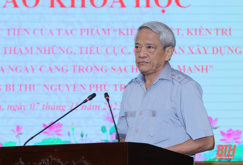 [Cập nhật] - Hội thảo khoa học giá trị lý luận và thực tiễn của tác phẩm “Kiên quyết, kiên trì đấu tranh phòng, chống tham nhũng, tiêu cực...” của Tổng Bí thư Nguyễn Phú Trọng