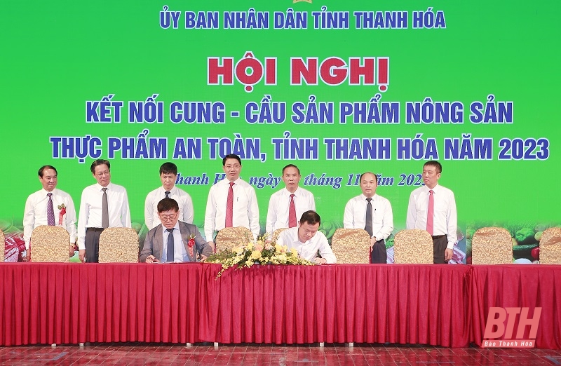 Kết nối cung - cầu sản phẩm nông sản, thực phẩm an toàn tỉnh Thanh Hóa năm 2023