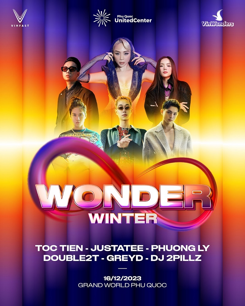 Siêu nhạc hội 8Wonder Winter Festival công bố 11 bản hit và dàn sao Việt biểu diễn cùng Maroon 5