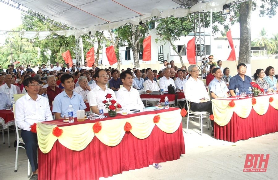 Trưởng Ban Tuyên giáo Tỉnh ủy Đào Xuân Yên dự Ngày hội Đại đoàn kết toàn dân tộc tại thôn Hồi Cù