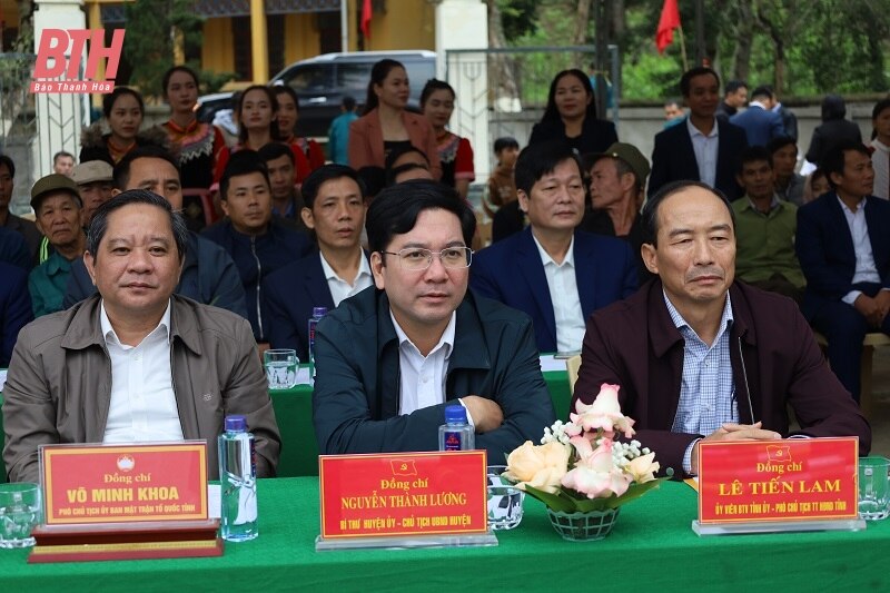 Phó Chủ tịch Thường trực HĐND tỉnh Lê Tiến Lam dự Ngày hội Đại đoàn kết toàn dân tộc cùng Nhân dân thôn Xuân Minh 2