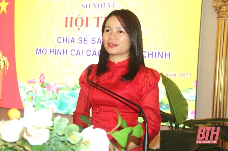 Hội thảo chia sẻ sáng kiến, mô hình cải cách hành chính