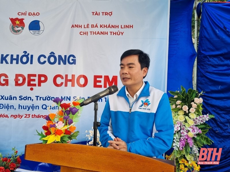 Thiết thực chương trình tình nguyện mùa đông năm 2023, khởi công xây dựng “Trường đẹp cho em”