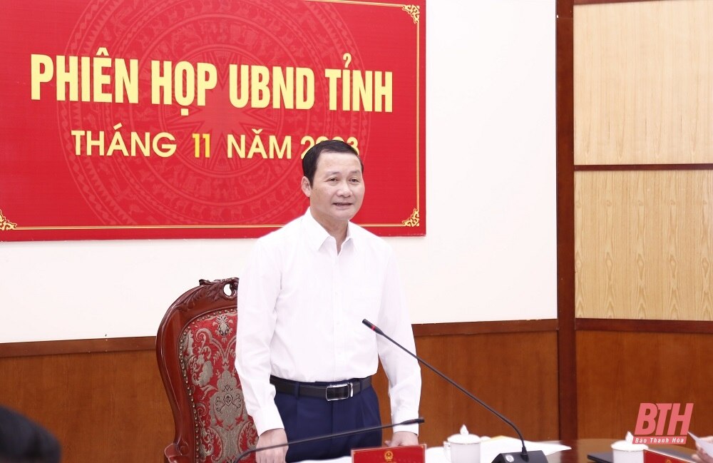 Phiên họp UBND tỉnh tháng 11: Thảo luận, cho ý kiến vào báo cáo, kế hoạch tài chính và một số nội dụng quan trọng khác