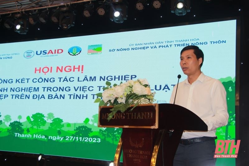 Tổng kết công tác lâm nghiệp năm 2023 và chia sẻ kinh nghiệm trong thực thi Luật Lâm nghiệp