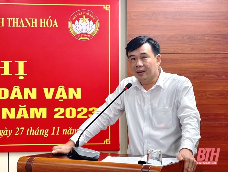 Cụm thi đua số 1 giao ban công tác dân vận và hoạt động MTTQ năm 2023