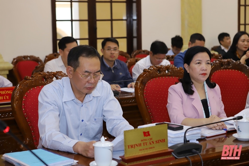 Ban Thường vụ Tỉnh ủy đánh giá tình hình thực hiện nhiệm vụ năm 2023; nhiệm vụ, giải pháp chủ yếu năm 2024