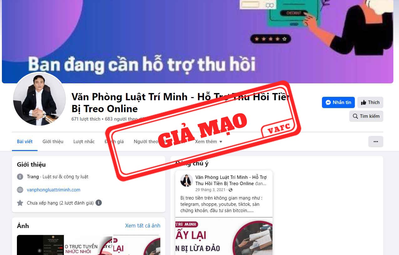 Cảnh báo hiện tượng mạo danh Công ty Luật, Luật sư để thực hiện hành vi lừa đảo