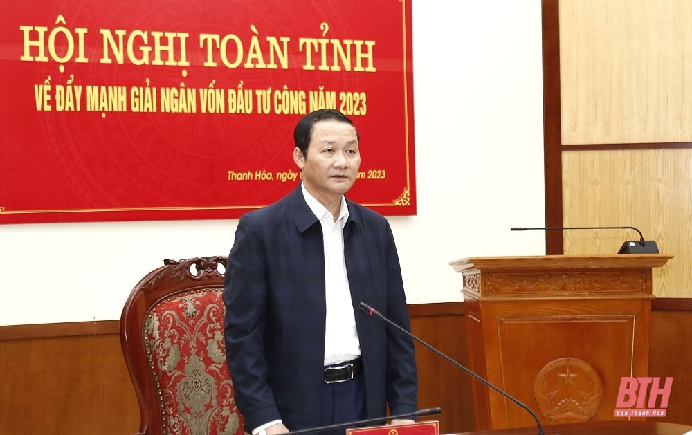 Đẩy nhanh tiến độ giải ngân vốn đầu tư công năm 2023