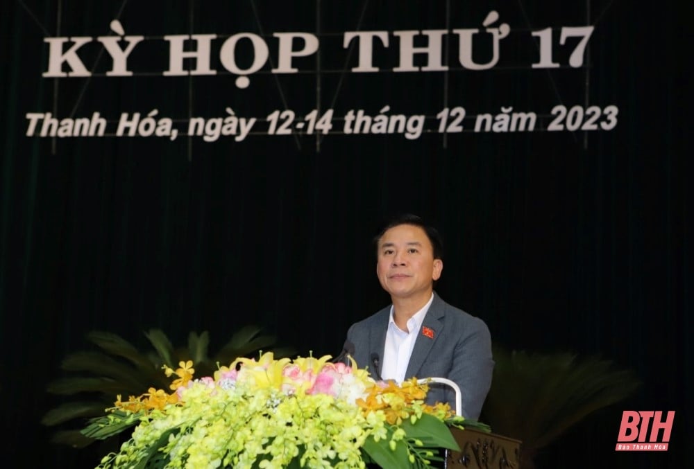 [Cập nhật] - Kỳ họp thứ 17, HĐND tỉnh Thanh Hóa khóa XVIII: Lấy phiếu tín nhiệm đối với người giữ chức vụ do HĐND tỉnh bầu