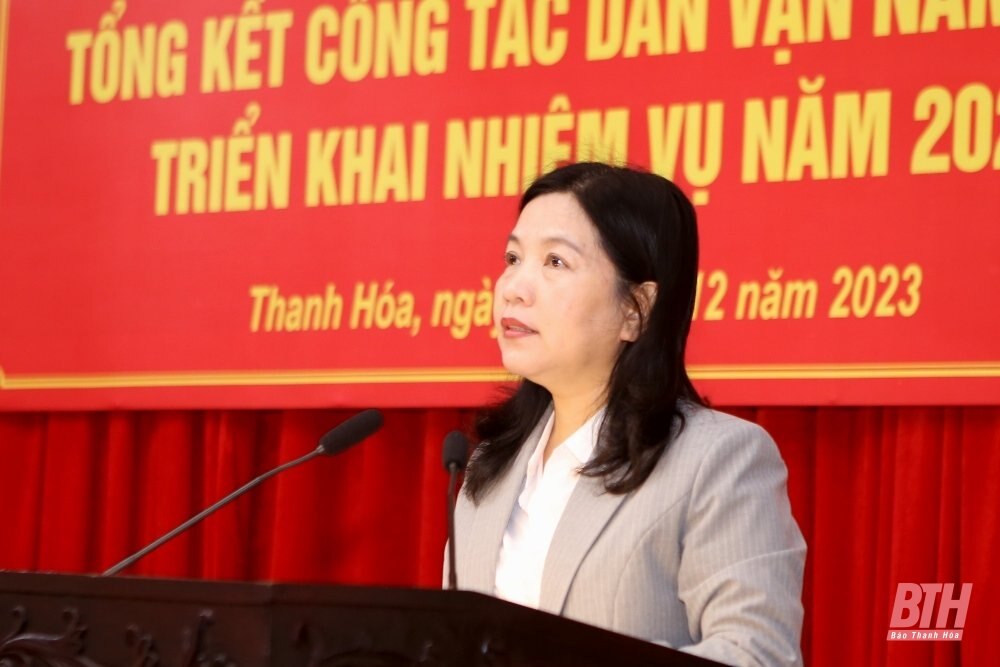 Tổng kết công tác dân vận năm 2023, triển khai nhiệm vụ năm 2024