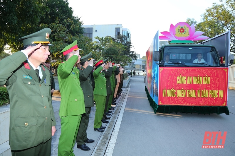 Công an Thanh Hóa ra quân tấn công, trấn áp tội phạm, bảo đảm ANTT Tết Nguyên đán Giáp Thìn 2024