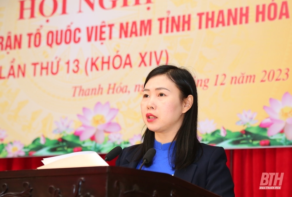 Hội nghị Ủy ban MTTQ tỉnh Thanh Hóa lần thứ 13 (khóa XV)