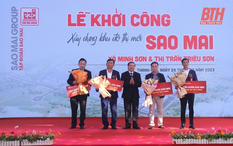 Sao Mai Group khởi công dự án khu đô thị mới hiện đại, văn minh tại trung tâm huyện Triệu Sơn