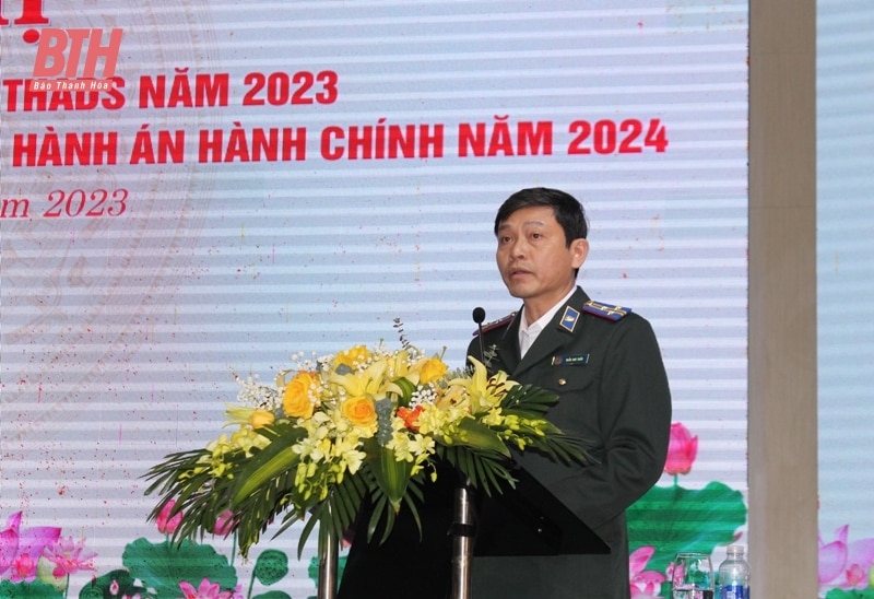 Tổng kết công tác thi hành án dân sự, theo dõi thi hành án hành chính năm 2023