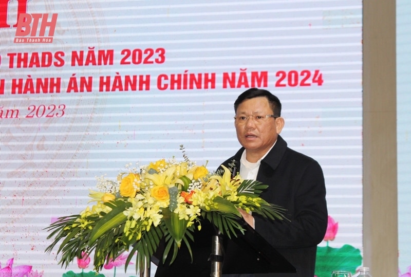 Tổng kết công tác thi hành án dân sự, theo dõi thi hành án hành chính năm 2023