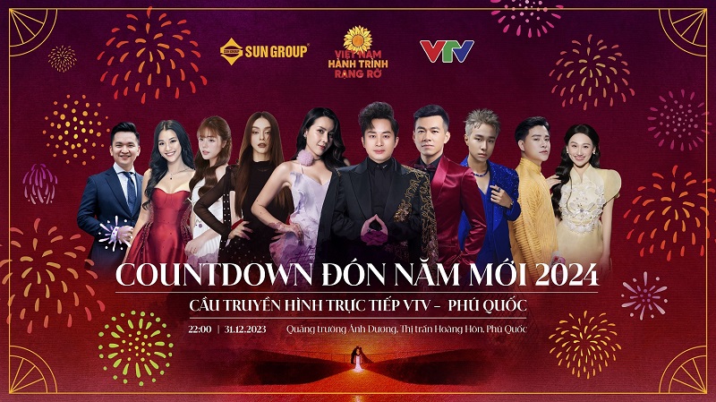 Countdown 2024: Chờ đón đêm pháo hoa rực rỡ và những khoảnh khắc bùng nổ tại Sunset Town