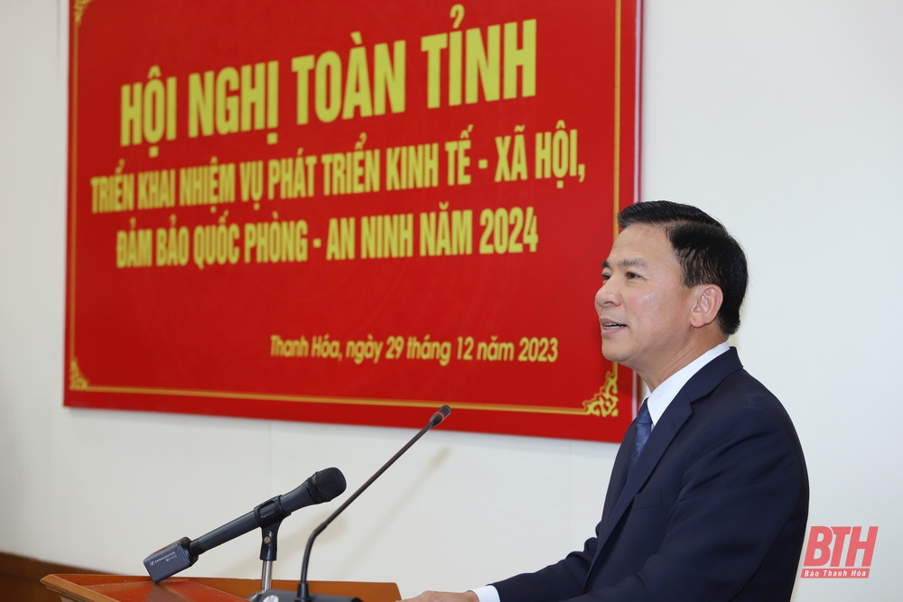 UBND tỉnh triển khai nhiệm vụ kinh tế - xã hội, quốc phòng - an ninh năm 2024