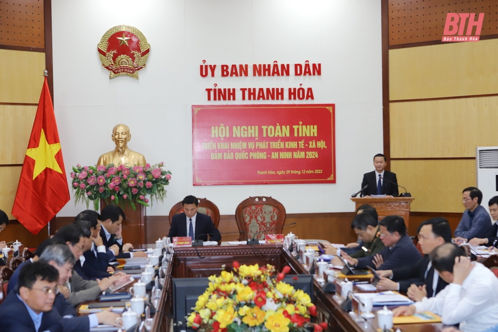 UBND tỉnh triển khai nhiệm vụ kinh tế - xã hội, quốc phòng - an ninh năm 2024