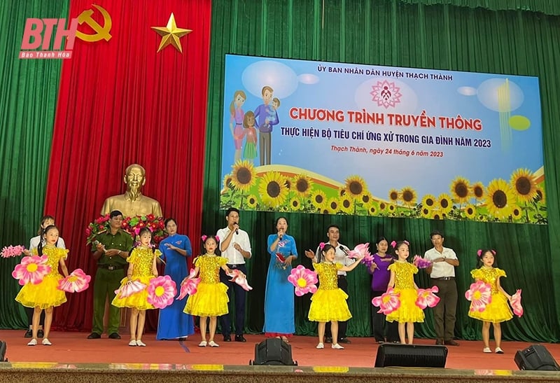 Thạch Thành xây dựng đời sống văn hóa gắn với nông thôn mới