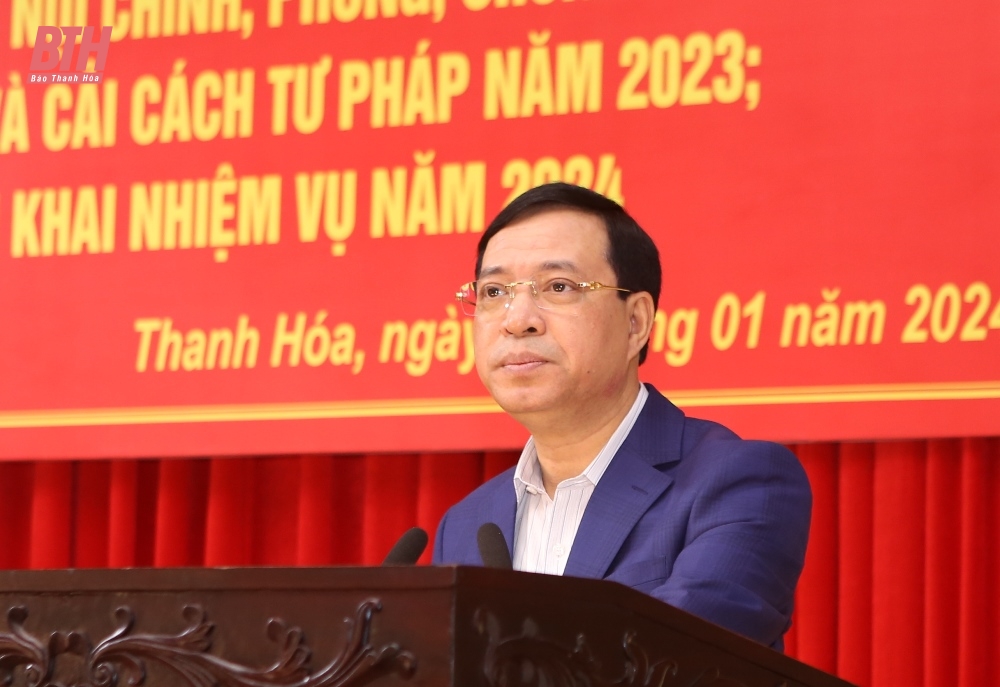 Tổng kết công tác nội chính, phòng chống tham nhũng, tiêu cực và cải cách tư pháp năm 2023