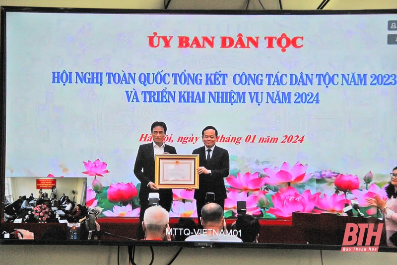 Hội nghị trực tuyến toàn quốc tổng kết công tác Dân tộc năm 2023, triển khai nhiệm vụ năm 2024